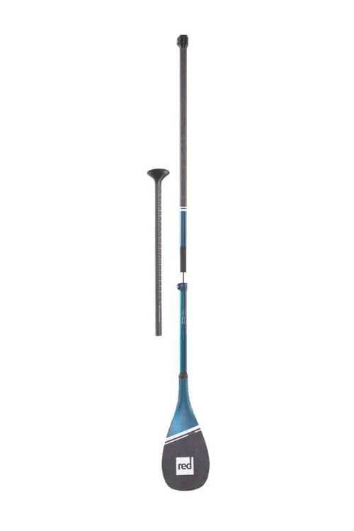 red paddle co prime carbon blauw 3-delige verstelbare sup peddel