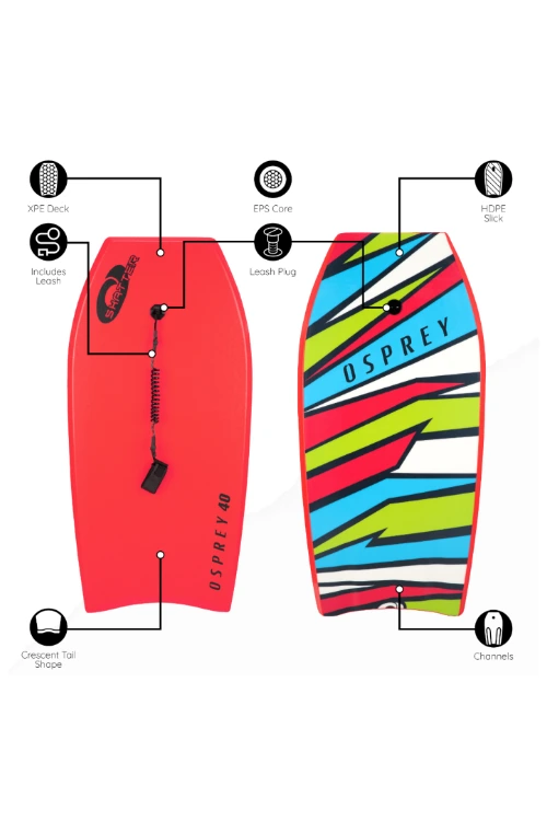 osprey bodyboard shatter 40 rood kopen